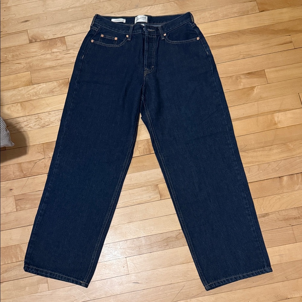 Universal Thread 90s Straight-Leg Dark Blue Jeans